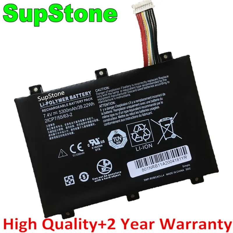 Аккумулятор SupStone 2ICP7/SMP-BOBCACLL4-2 для ноутбука Xplore XSlate B10 IX101B2 D10 iX101B1 | Компьютеры и