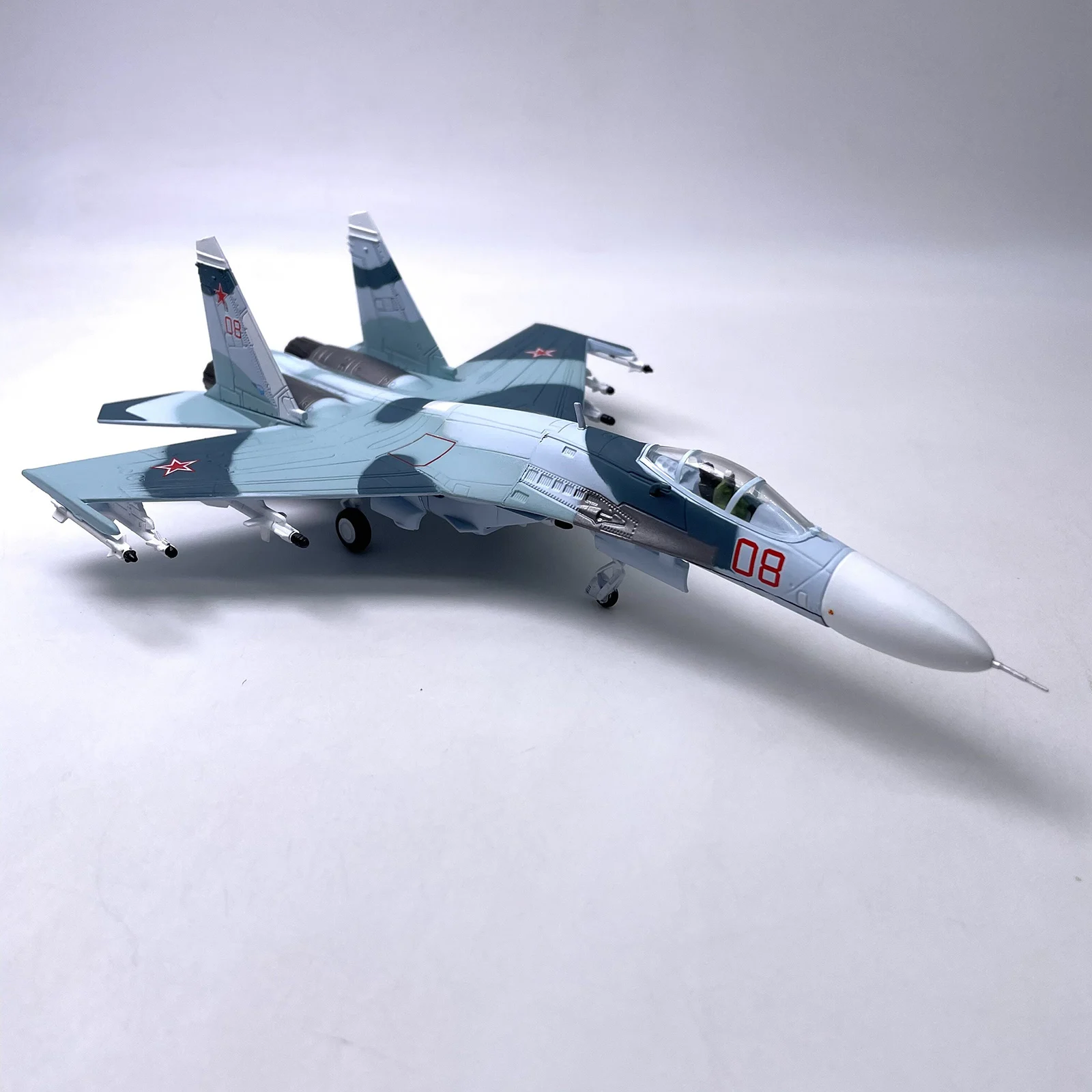 Details about   Diecast 1/100 Toy Gift Air 1976-Russian Sukhoi Su-27 Airplane 