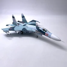

1:100 Scale Flanker Sukhoi Su-27 Plane Russian Airlines Aircraft Model Toys