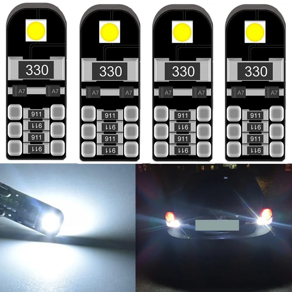 

4pcs W5W T10 LED Canbus 194 168 Error free Lamp Clearance Parking Light For BMW Audi Volvo Toyota Subaru Peugeot Nissan Kia Lada