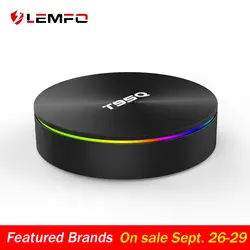 LEMFO T95Q Smart Android tv Box S905X2 Четырехъядерный 4 ГБ 32 ГБ 64 Гб 4 K HDR 5,8G Wifi Bluetooth 4,1 телеприставка Android 8,1