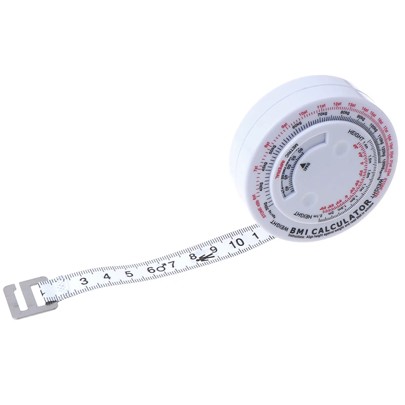 Cinta métrica retráctil para dieta, 150cm, 1 unidad