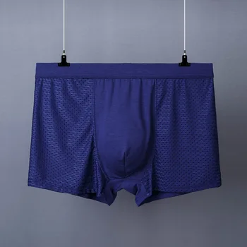 

2020 New Summer Men boxers Cotton Breathable summer Men Underwear Soft Boxer plus size