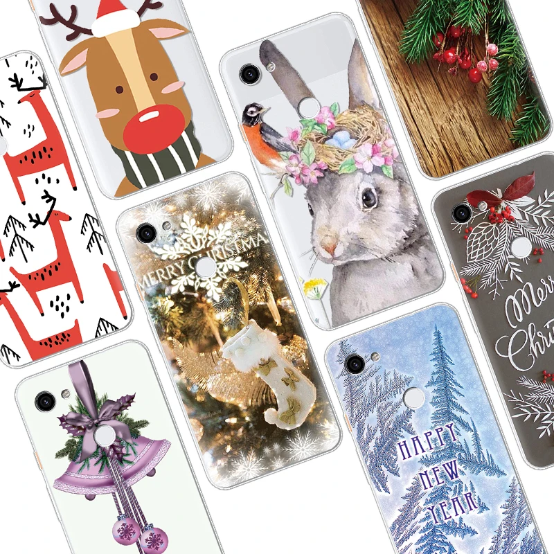 

Dream Shell Pattern Happy New Year Phone Case For Google Pixel 3a 3 XL Case Silicone Soft Cover For Google Pixel 2 XL Coque Cute