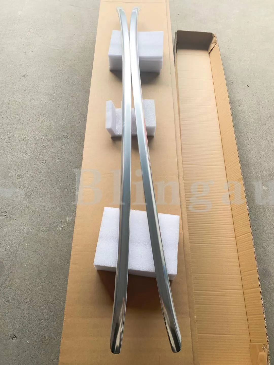 2Pcs left right Aluminium roof luggage baggage rack rail bar fits for A-u-d-i all new Q8