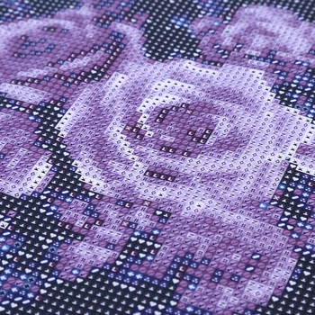 

Full Diamond DIY Diamond Painting Full Square Flower Diamond Mosaic Flower Kit Diamond Embroidery Rose Home Decoration