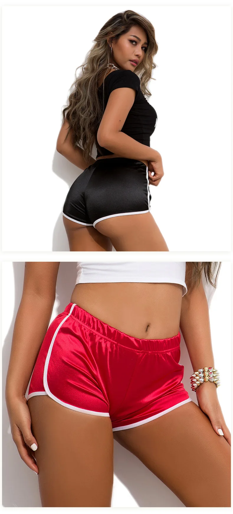 Echoine 2021 Summer Women Sexy Mini Casual Home Shorts Lady Fashion Workout fitness Sport Beach Hot Solid Soft Shorts hotpants