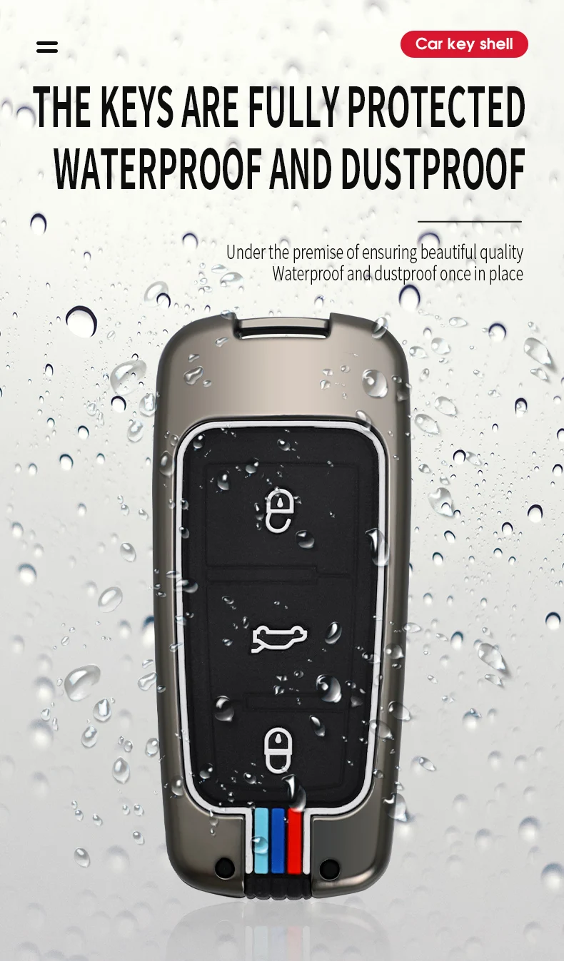Custodia per chiave a distanza per auto in lega di zinco per Volkswagen VW Passat CC B6 B7 R36 Maogotan 3C Smart Key Protector Shell Fob accessori 14 Custodia per chiave a distanza per auto in lega di zinco per Volkswagen VW Passat CC B6 B7 R36 Maogotan 3C Smart Key Protector Shell Fob accessori - H6d0c7982e00041d5aff770a71d6e1b16k