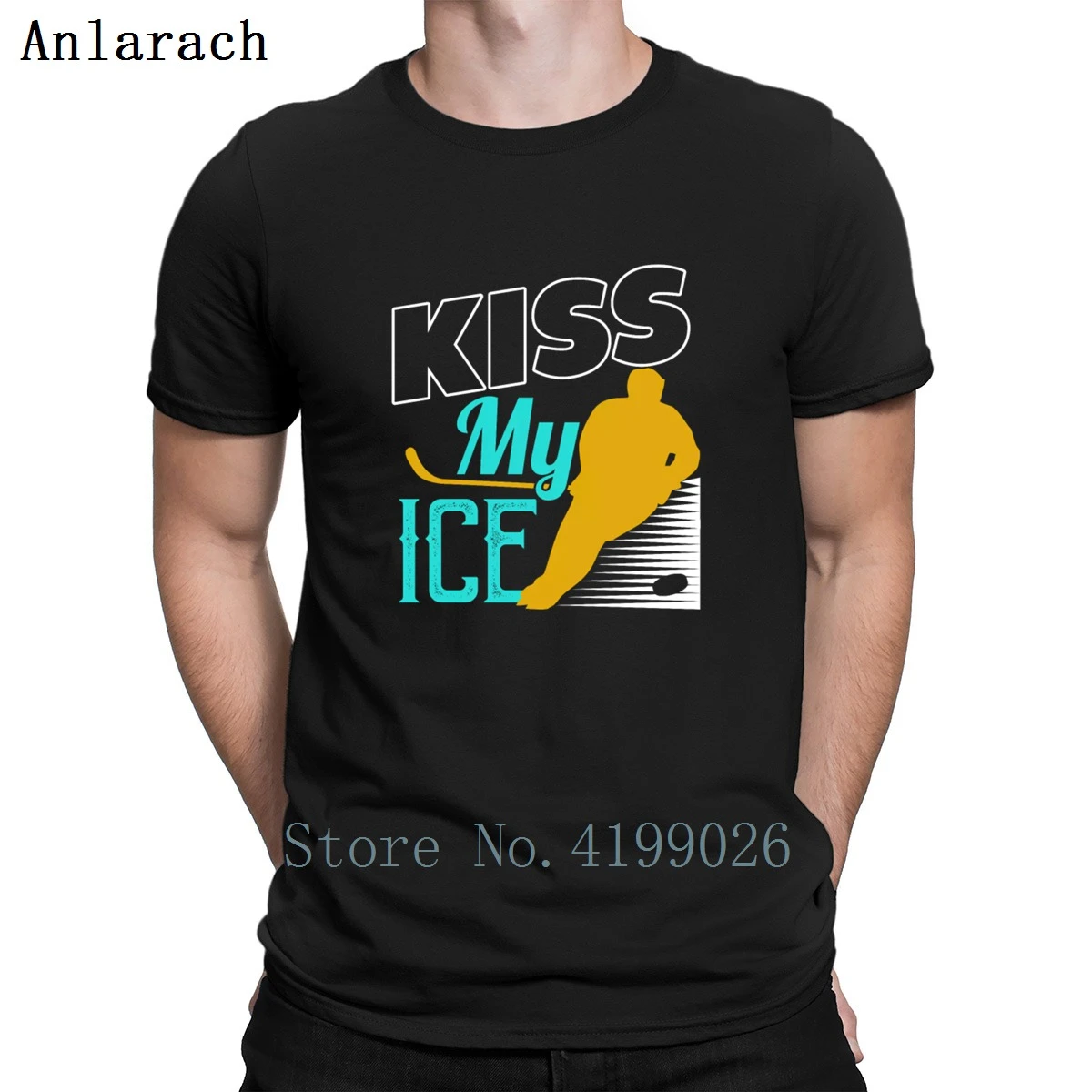Kiss My Ice Hockey Player Tshirts Classic Fit Clothing Summer Style Letter Men S Tshirt Personality Big Sizes Tops T Shirts Aliexpress