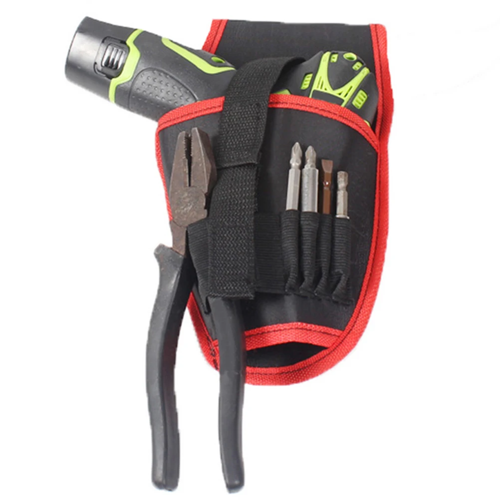 Portable Drill Waist Tool Belt Bag Cordless Drill Holder Drill Cordless Screwdriver Waist Power Tool Bag 1PC