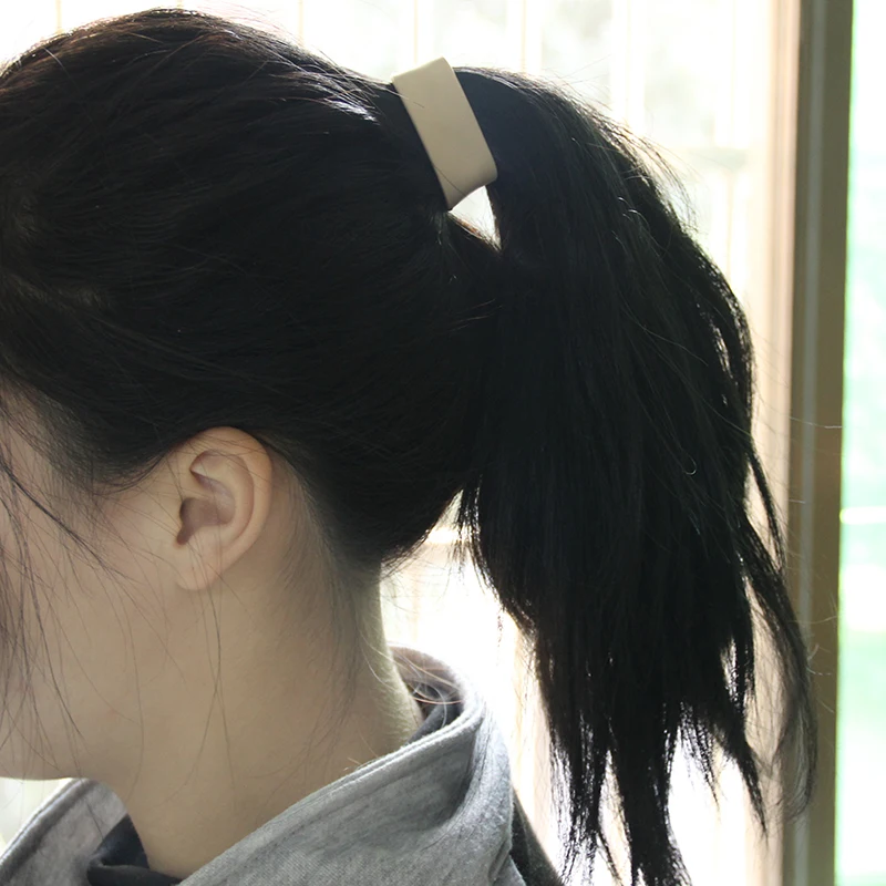 1 шт. новые силиконовые складные стационарные эластичные резинки для волос конский хвост держатель инструменты простые многофункциональные аксессуары для волос для женщин