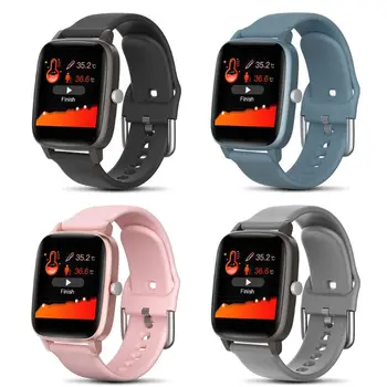 

IP67 Waterproof Fitness Tracker Bracelet Body Temperature Monitoring Heart Rate Blood Pressure Monitor Smart Watch