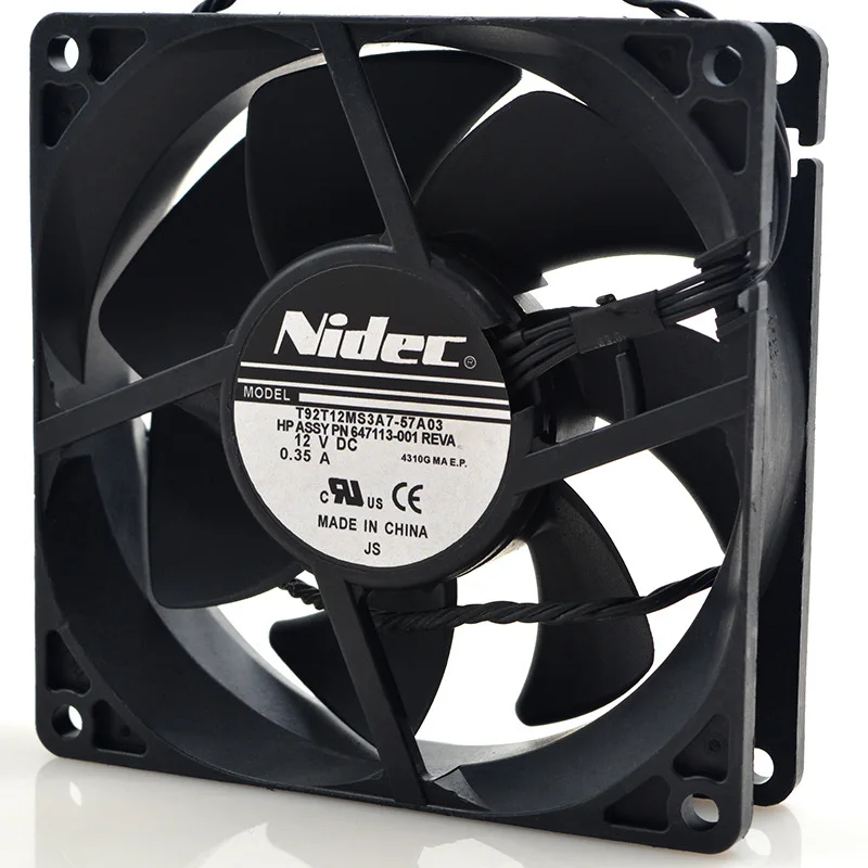 

Original FOR nidec t92t12ms3a7-57a392259cm dc12v0.35a cooling fan