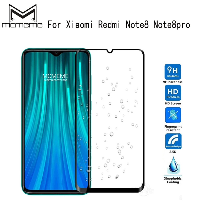 Полное покрытие из закаленного стекла для Xiaomi Redmi Note 8 Note8pro стеклянная Защитная пленка для экрана для Xiaomi Redmi Note 8 Note8 pro стекло