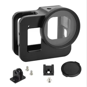 

Shockproof Housing Shell CNC Aluminum Alloy Protective Cage Case with 52mm UV Lens For Gopro Hero 8 Black Camera Accessories