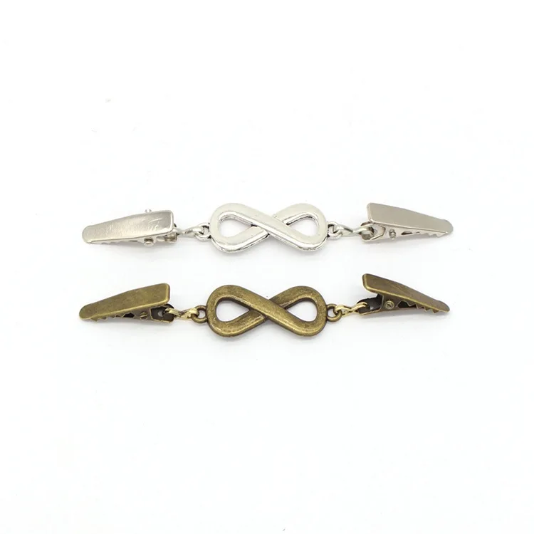 

Europe And America Accessories New Style Arab with Numbers Sweater Clip Simple Versatile for Both Men And Women Open Front Clip