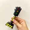 Mini traffic light toy traffic signal light model simulation road scene early education interactive toys pull back car 6pcs 1