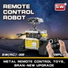 New Building Blocks DIY Alloy RC Robot Children's Educational Toys 728Pcs Stainless Steel Blocks Assembled Remote Control Robot 1