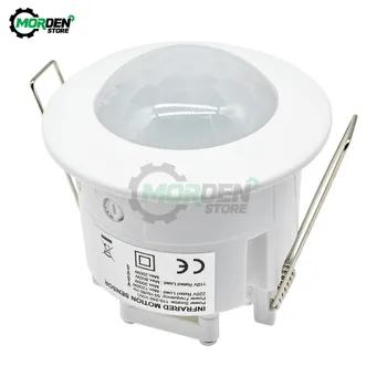 

360 Degree Ceiling AC110V-240V Inlay Sensor Switch PIR Infrared Motion Sensor Light Lamp Switch 50Hz ON/OFF