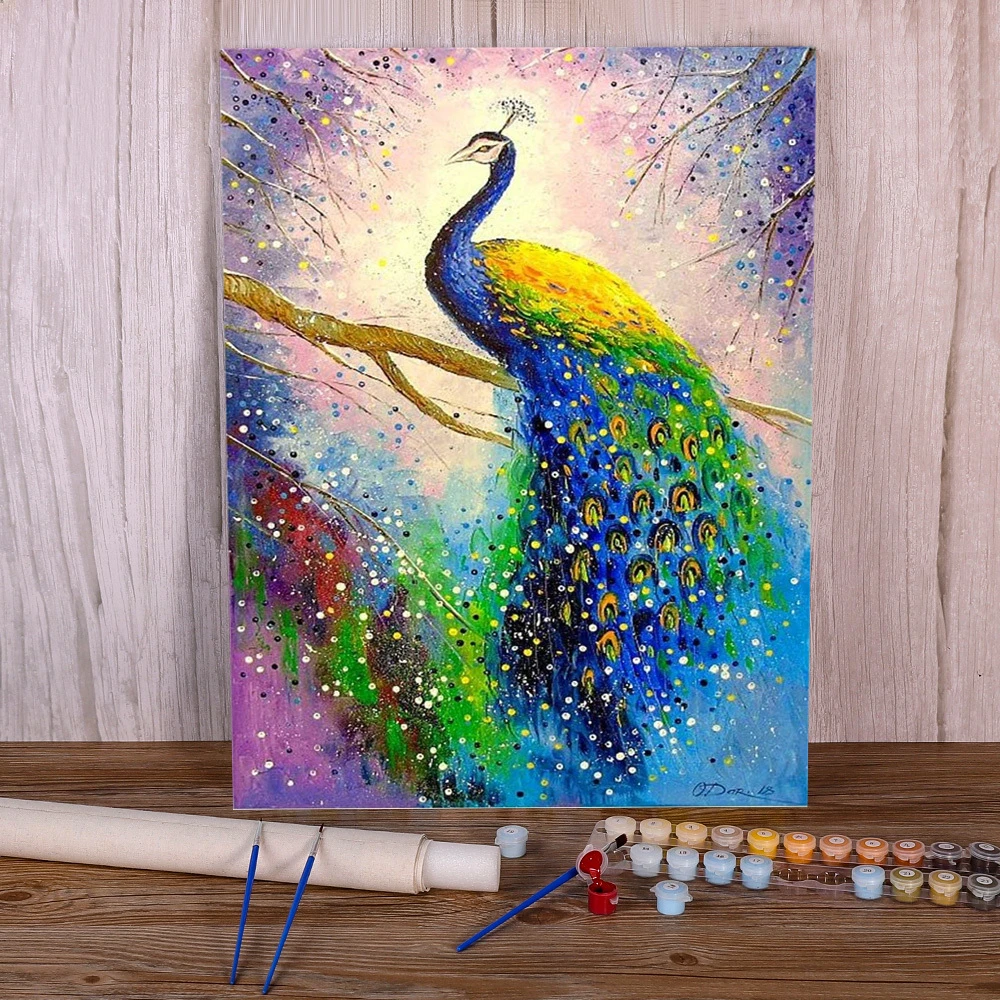孔雀の絵画 楽天市場】縁起物 孔雀 クジャク 正方形ポスター 豪華 絵画風