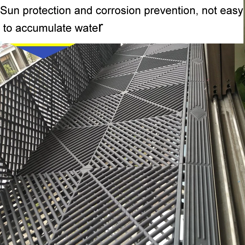 Anti theft net base plate balcony flower rack guard fence anti falling window household windowsill splicing grid plastic grid