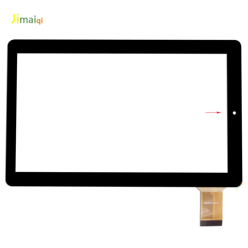Черный 10,1 дюймов для RCA PRO10 Edition RCT6203W46 планшетный ПК WJ610-v2.0 емкостный сенсорный экран стекло дигитайзер панель тачпад