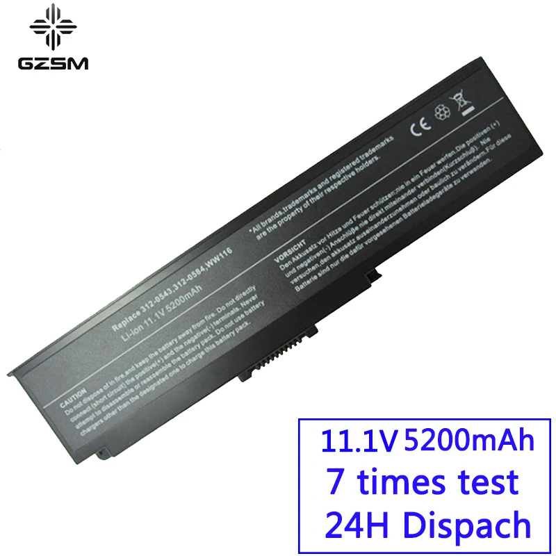 1420 Аккумулятор для ноутбука Dell Vostro 1400 0FT080 0WW116 0MN151 батарея для ноутбука 0WW118 312-0543 FT080 MN151 WW116 WW118 батарея