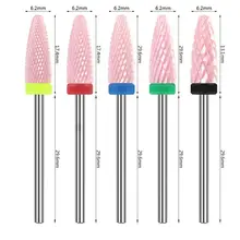 Дизайн ногтей Pro 3/3" Керамические сверла гель удаление Электрический Маникюр Педикюр Инструмент R3MF