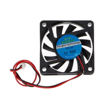 

DC 24V 2Pin 60x60x10mm PC Computer CPU System SleeveBearing Cooling Fan 6010
