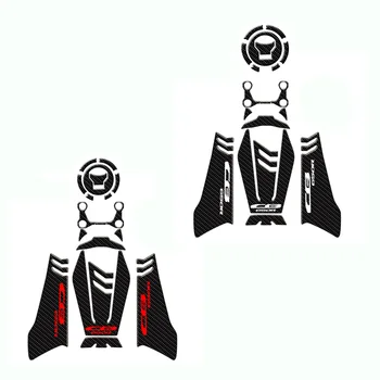 

New pattern carbon fibre Gas Cap Tank Pad protection Sticker Decal for HONDA CB650R CB 650R 2019