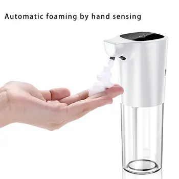 

Automatic Touchless Sensor Soap Dispenser - Fingerprint Resistant Brushed Stainless Steel - Hand Sanitiser Waterproof Base