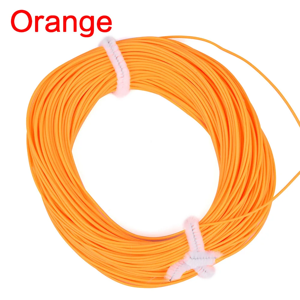 Intermediate/Fast Sinking Fly Fishing Line Weight Forward  Blue/Green/Orange/Yellow Color Fly Line 100ft 2-8wt fly line