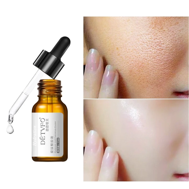

Hyaluronic Acid Essential Liquid Skin Smooth Fine Lines Anti-aging Face Serum Shrink Pore Firming Essence Moisturizing Whitening