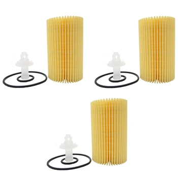 

04152-YZZA4 Oil Filter for Toyota Land Cruiser Sequoia Lexus LX570 V8 5.7L 3PCS
