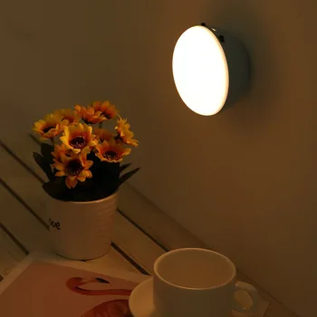 

1Pc Fashion Night Light Creative Bedside Lamp Rechargable Sleeping Lamp LED Light (Blue)