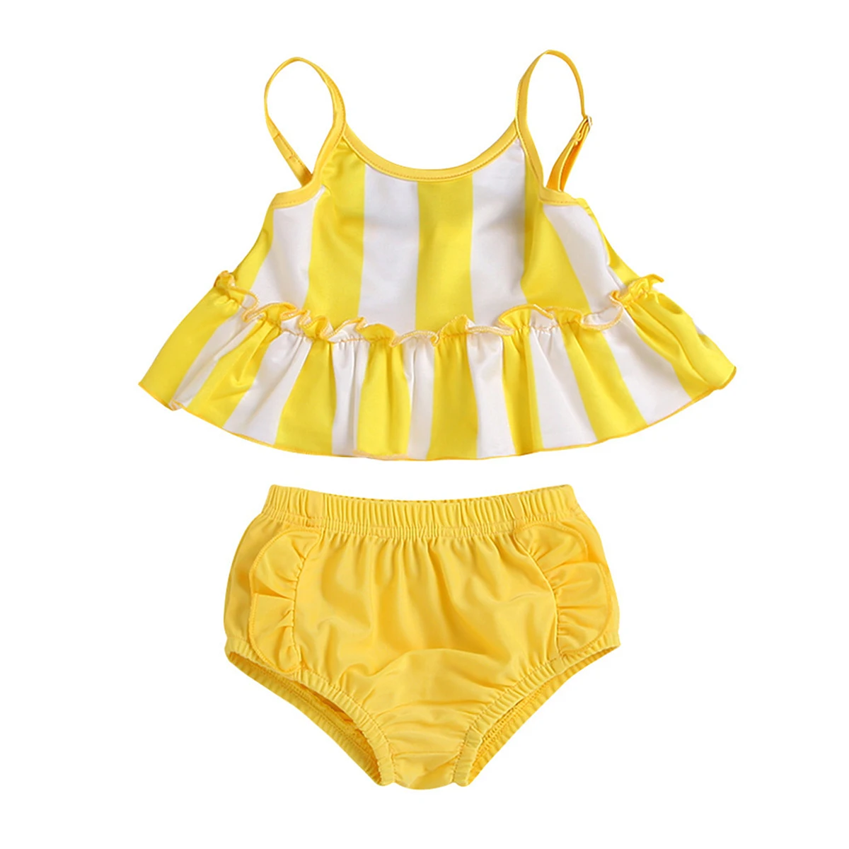 Girl Swimsuit Two Pieces Children's Swimwear Swim Suits Children Split ...