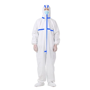 

Antibacterial Reusable Isolation Suit Prevent Invasion of Staff Protective Clothing Dust-proof Coveralls Fast Drop Shipping