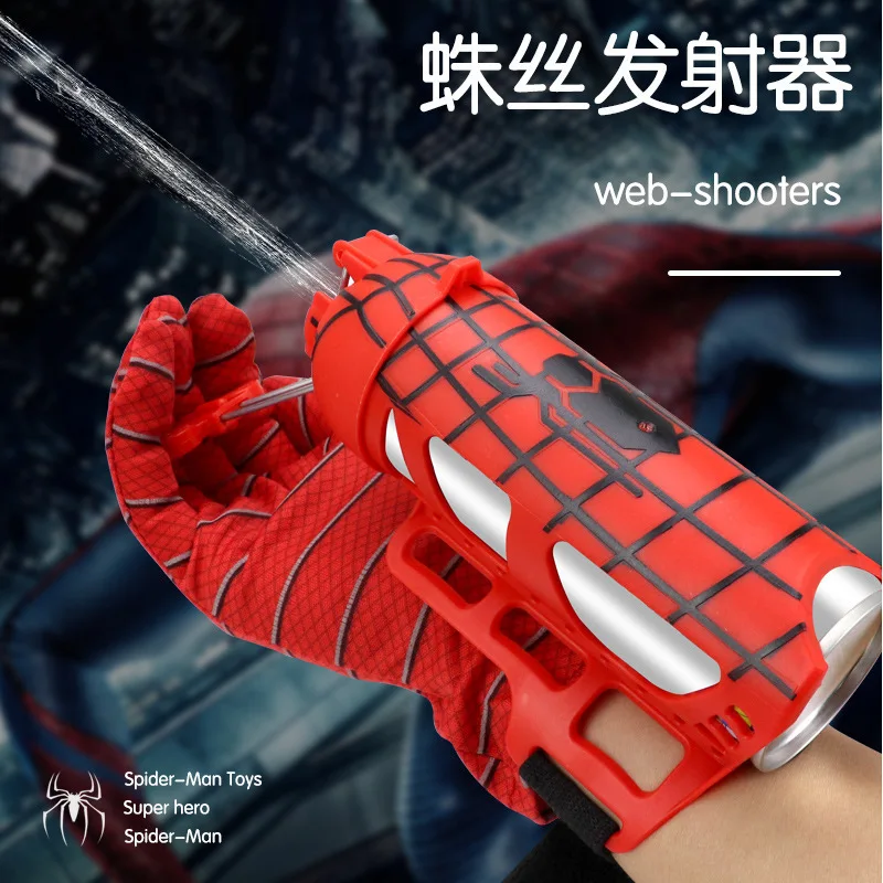 

Extraordinary Spider Spider Silk Man Hand Transmitter 2-in-1-Spinneret Water Spouting Hero Wrist Set CHILDREN'S Toy Gift
