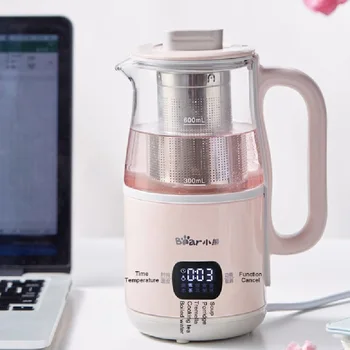 

Multi-function Electric Kettle Mini Glass Insulation Health Pot Can Be Reserved Time Electric Skillet 0.6L 220V