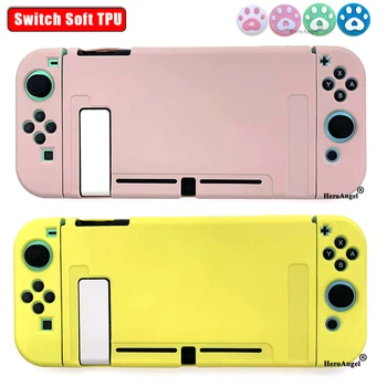 

For Nintendo Switch NS Joy-Con Case cover Coloful Soft TPU Protective Outer Shell Nintend Switch Console Detachable Ultra Thin