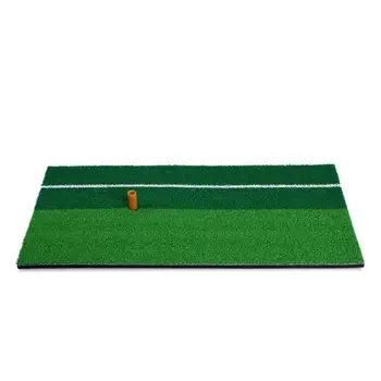 

Green Indoor Golf Mat Training Hitting Pad Practice Mat Grassroots Grass Golf Backyard Tools Training Rubber 30x60cm X5P5