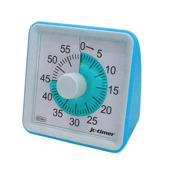 

60 Minutes Cooking Countdown Adjustable Home Management Tools Visual Analog Student Classroom Silent Adults Kitchen Timer