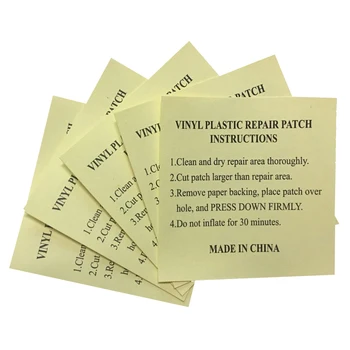 

10/20/50/100pcs Swimming Float Repair Kit PVC Puncture Repair Patch Glue Adhesive for Inflatable Toy Pool Float Air Bed Dinghie.