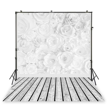 

HUAYI white flowers back drop solid color back ground background for taking photos of filmingstudio props photobooth xt-6800