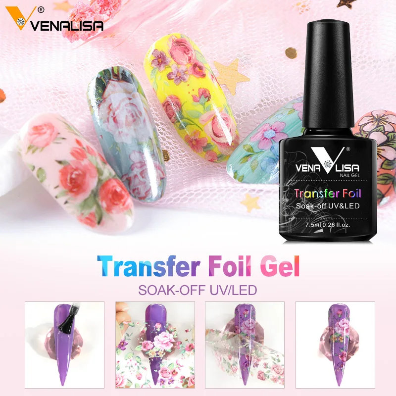 

Foils Sticker Laser Effect Magic for Gel Nail Polish Gel Varnish Soak Off UV LED Transfer Foils Used Nail Decoration