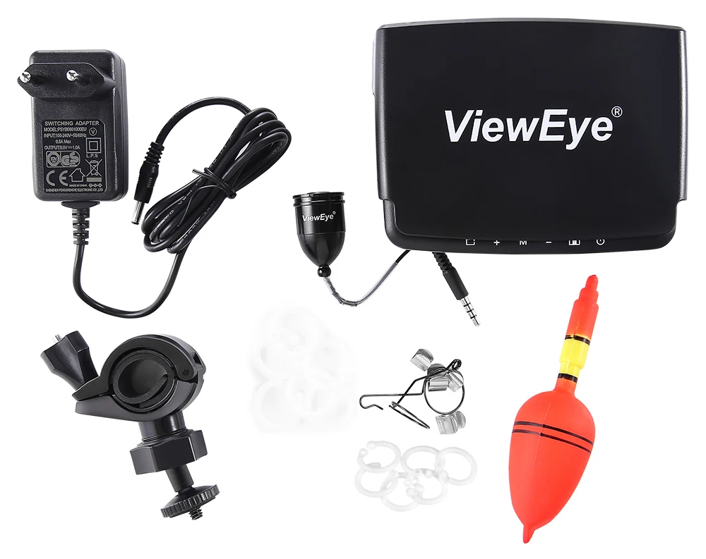 Видео рыболокатор для подводного льда, видео рыболокатор, камера для рыбалки, 8 шт., инфракрасный светодиодный 4," дюймовый монитор, камера, комплект