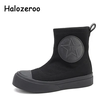 

2021 Autumn Kids Ankle Boots Children Slip On Motorcycle Shoes Baby Girls Black Room Boots Fashion Princess Boots Brand Shoes