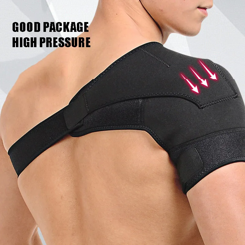 Регулируемый плечевой ремень Поддержка компрессионный бандаж обертывание плечо защита спортивная защита FI-19ING