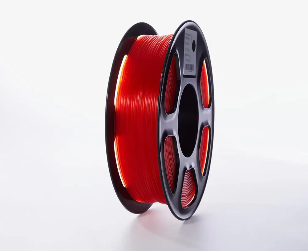 Нить для 3d принтера NORTHCUBE ABS 1,75 мм 1 кг материалы для печати 3D пластиковые нити для печати - Цвет: Transparent Red