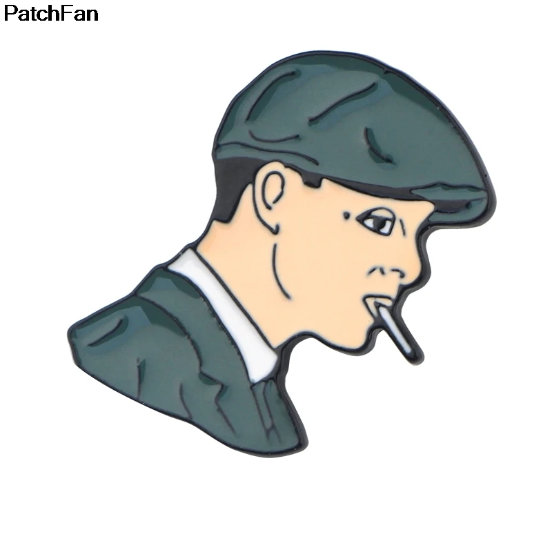 20 шт./лот A2614 Patchfan Peaky BLINDER Броши Булавки кулон значки украшенные ювелирные украшения знаки для рубашки рюкзак одежда сумки